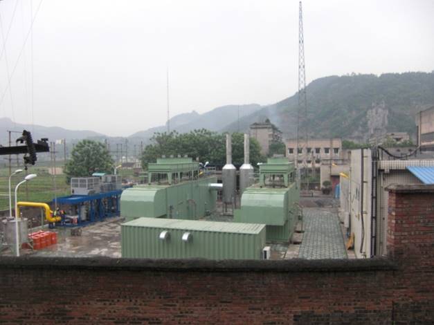 煤层气发电机散热水箱