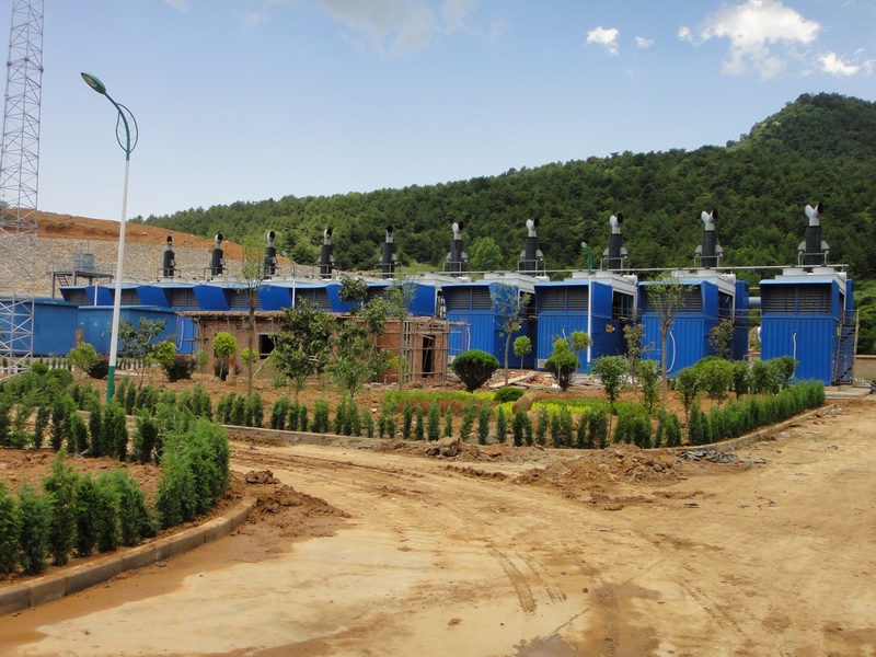 煤层气发电机散热水箱