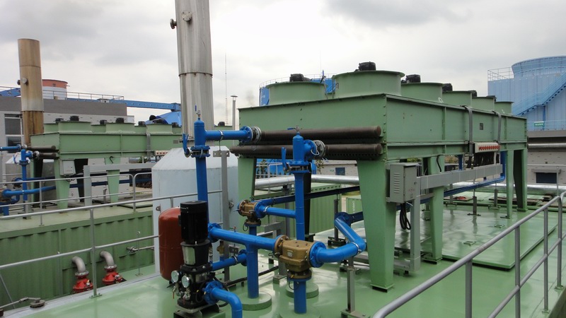 煤层气发电机散热水箱